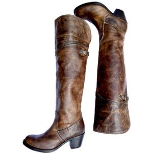 EUC• Frye •Jane Tall Cuff Boots / Over The Knee. Size 5.5